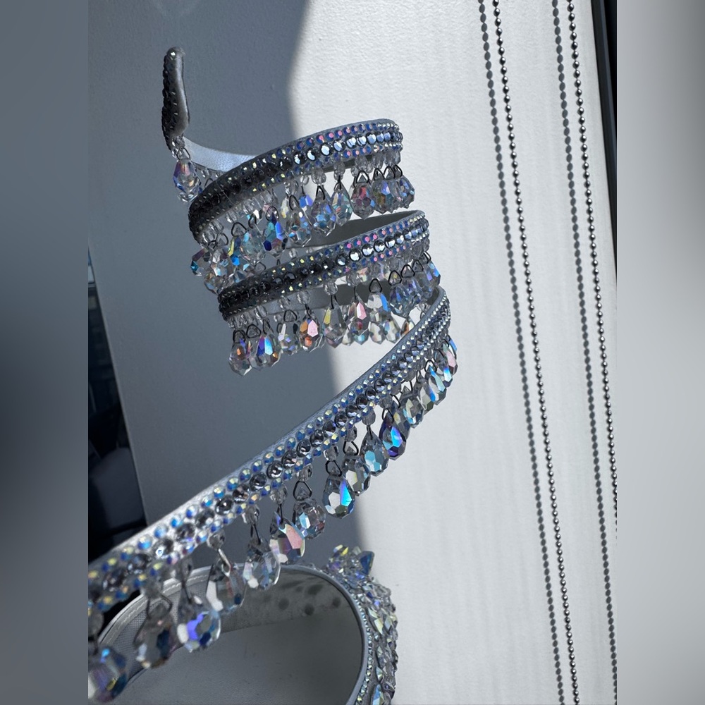 Rene Caovilla Cleo Chandelier Crystal Pumps - Picture 13 of 17